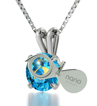Sagittarius Necklace Silver - NanoStyle Jewelry