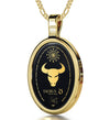 Taurus Necklace Gold - NanoStyle Jewelry
