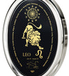 Leo Necklace Zodiac Pendant 24k Gold Inscribed on Onyx Stone - NanoStyle Jewelry