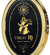 Virgo Necklace Zodiac Pendant 24k Gold Inscribed on Onyx Stone - NanoStyle Jewelry