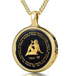 Gold Plated Silver Virgo Necklaces for Lovers of the Zodiac | Inscribed in Gold Birthday Jewelry Gift