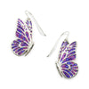 925 Sterling Silver Butterfly Dangle Earrings