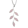 925 Sterling Silver Polymer Clay Olive Leaf Charm Necklace - NanoStyle Jewelry