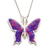 925 Sterling Silver Butterfly Necklace Handcrafted Pendant - NanoStyle Jewelry