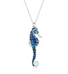 925 Sterling Silver Seahorse Necklace Handcrafted Pendant - NanoStyle Jewelry