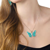 925 Sterling Silver Butterfly Necklace Handcrafted Pendant