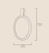 Aries Necklace Zodiac Pendant Size - NanoStyle Jewelry