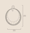 Serenity Prayer Necklace Inspirational Cubic Zirconia Pendant